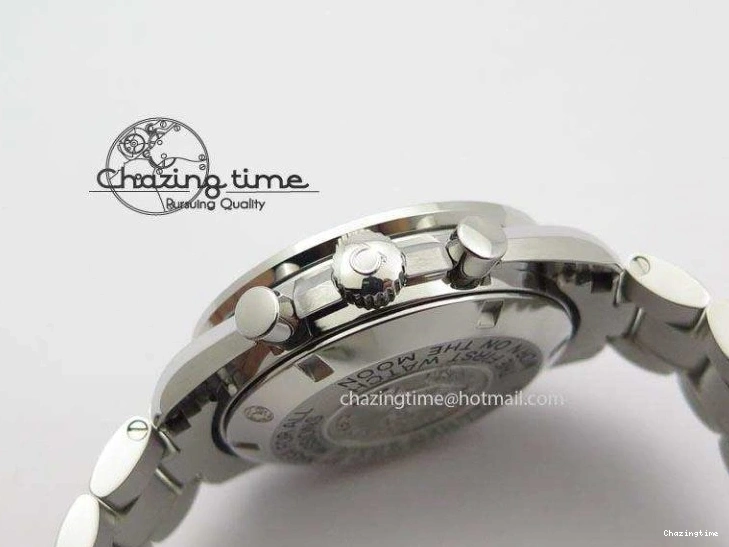 0419 Refined Speedmaster 50th Anniversary Black Dial On SS Bracelet 8232